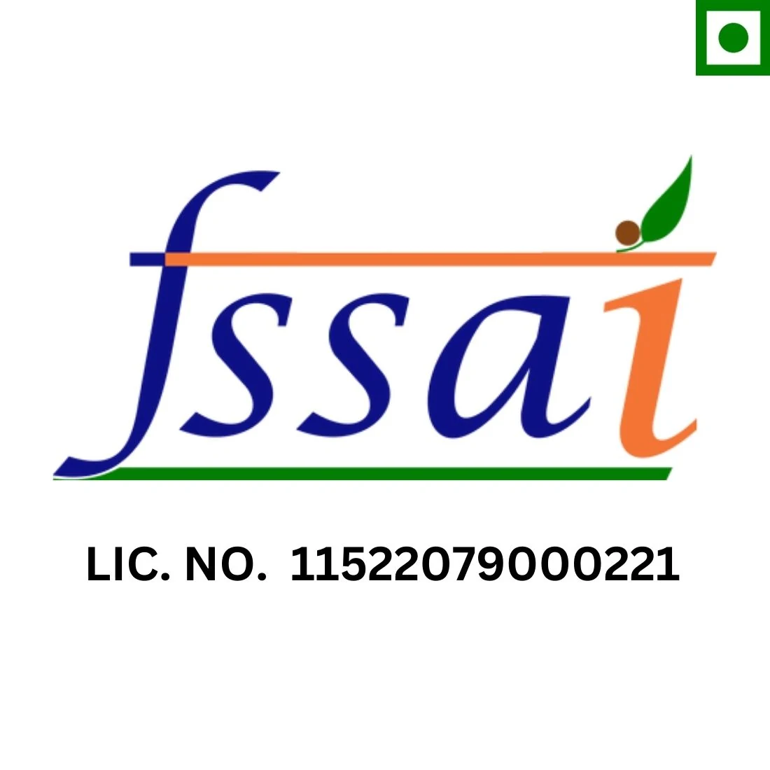 FSSAI Licensed, Lic. No. 11522079000221
